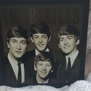 The Beatles Black and White Poster